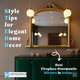 How to Style Your Mantel with a Round Mirror Over Fireplace