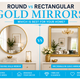 Round vs Rectangular Gold Mirrors: Which Is Best for Your Home?
