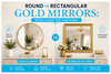 Round vs Rectangular Gold Mirrors: Which Is Best for Your Home?