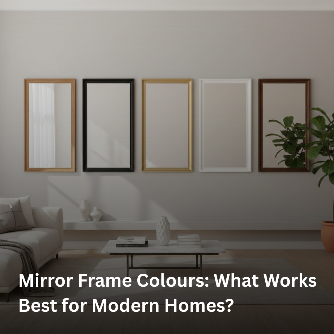Mirror Frame Colours: What Works Best for Modern Homes?