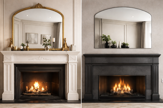 Framed vs Frameless Overmantle Mirrors – What Works Best in Ireland?