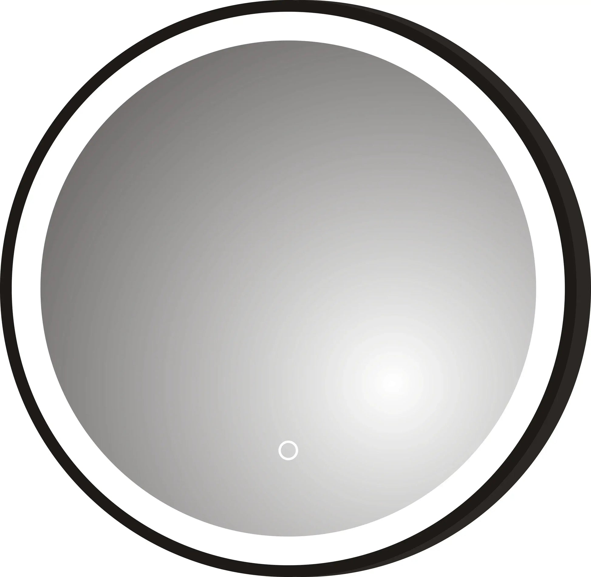 LED 22 black framed mirror MirrorZone
