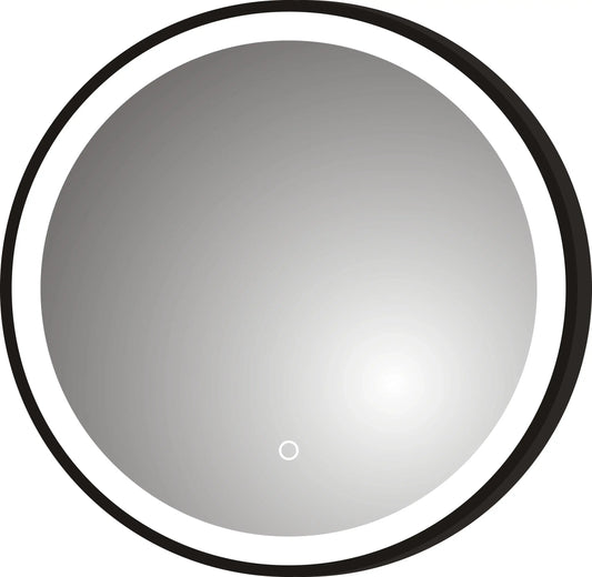 LED 22 black framed mirror MirrorZone

