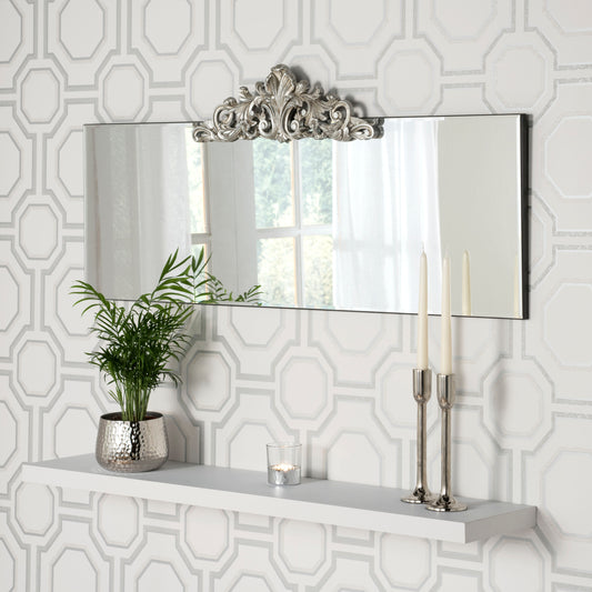 Lombardy Overmantle Mirror