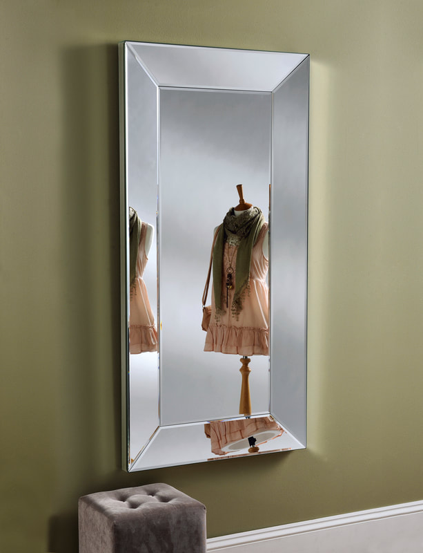 ART58 Box Silver mirror bathroom