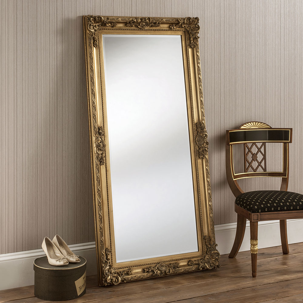 Yg137 Gold Swept Framed Full Length, What Does Leaner Mirror Mean
